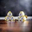 Chique en Opvallende Barbell voor Tragus en andere Oorpiercings - Met Premium Zirkonia