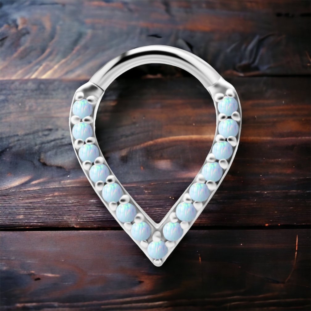 Piercing  Ring - Opals