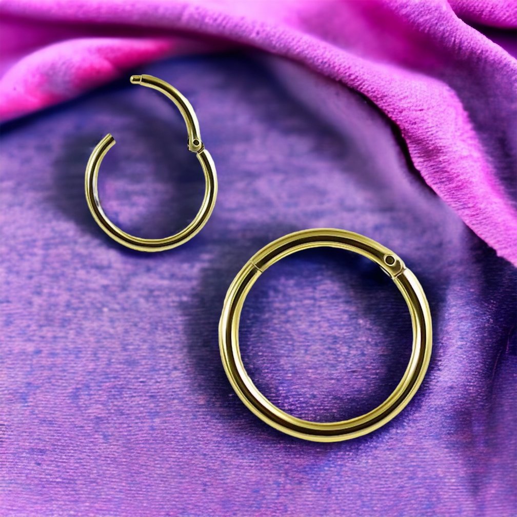 18K Gold Plated Seamless Nose Ring
