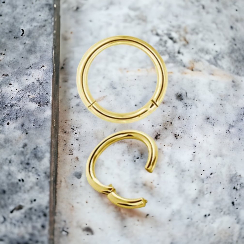 Gold Plated Segment Ring - Basic  (1.6mm)