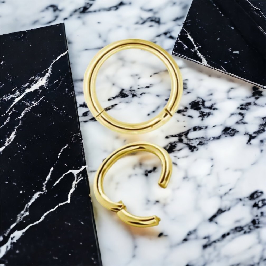 Gold Plated Segment Ring - Basic  (1.6mm)