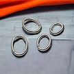 Titanium Seamless Click Ring - Oval