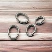 Titanium Seamless Click Ring - Oval