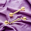 Kies voor ultieme luxe en kwaliteit met onze 14 Karaat Massief Gouden Tepel Barbell - Een must-have voor elke tepelpiercing