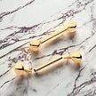 Kies voor ultieme luxe en kwaliteit met onze 14 Karaat Massief Gouden Tepel Barbell - Een must-have voor elke tepelpiercing