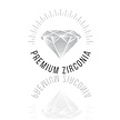 18 Karaat Goud Nosestud - Premium Zirconia Trinity
