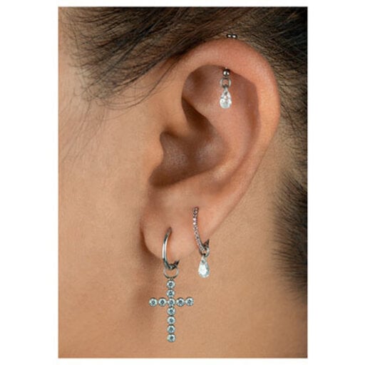 1x Cartilage Earring Zircon Stone Conch Tragus Helix Cartilage Piercing Ear  Stud | eBay