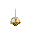 Radiant Elegance: 18-Karat Gold Piercing Barbell for Vertical Helix