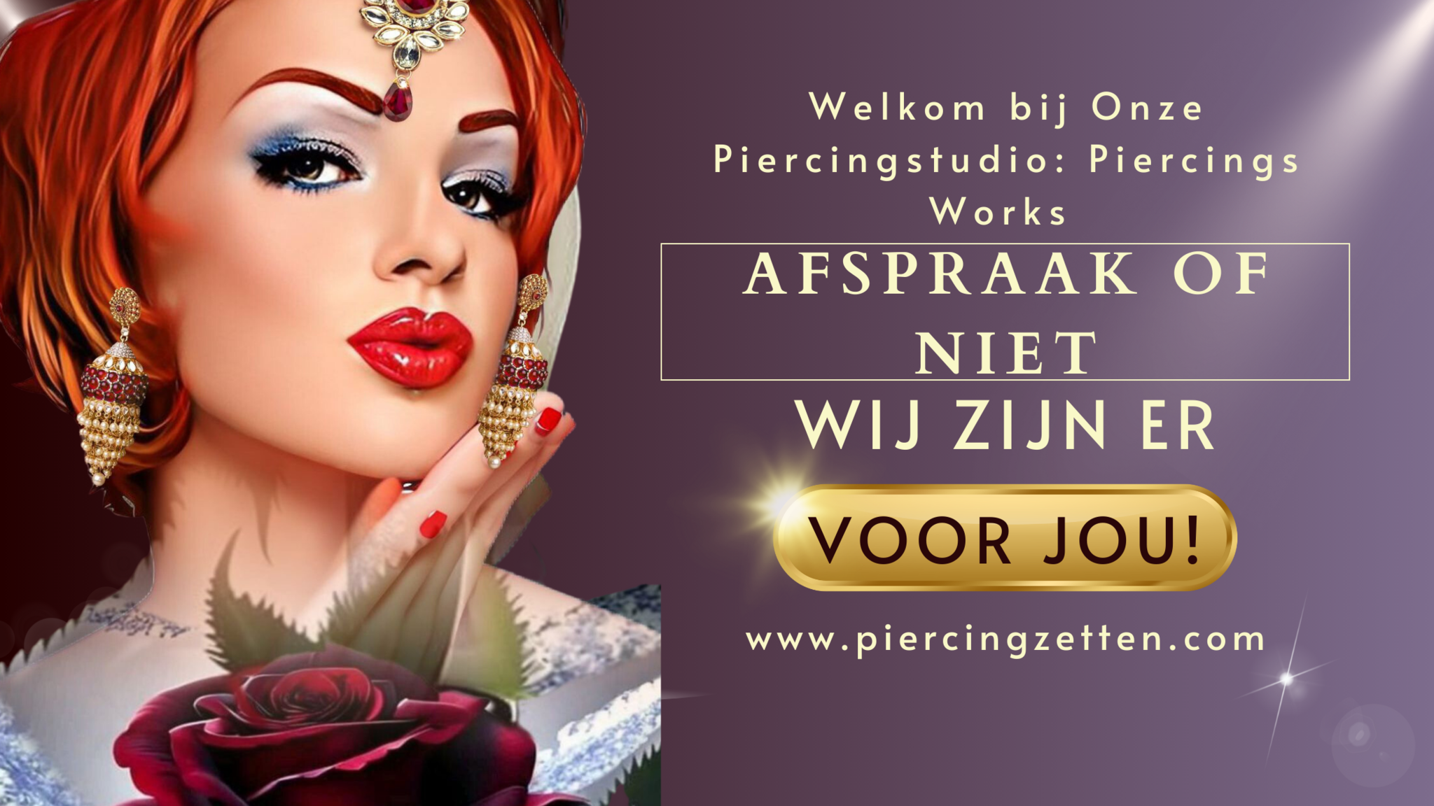 Welkom bij Onze Piercingstudio Piercings Works Afspraak of Niet, Wij