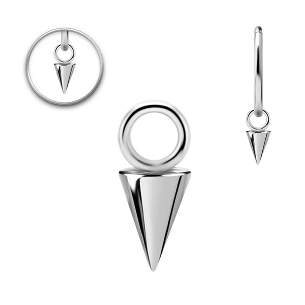 Edgy Elegance: Spike Segment Ring Hanger
