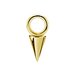 Edgy Elegance: Spike Segment Ring Hanger