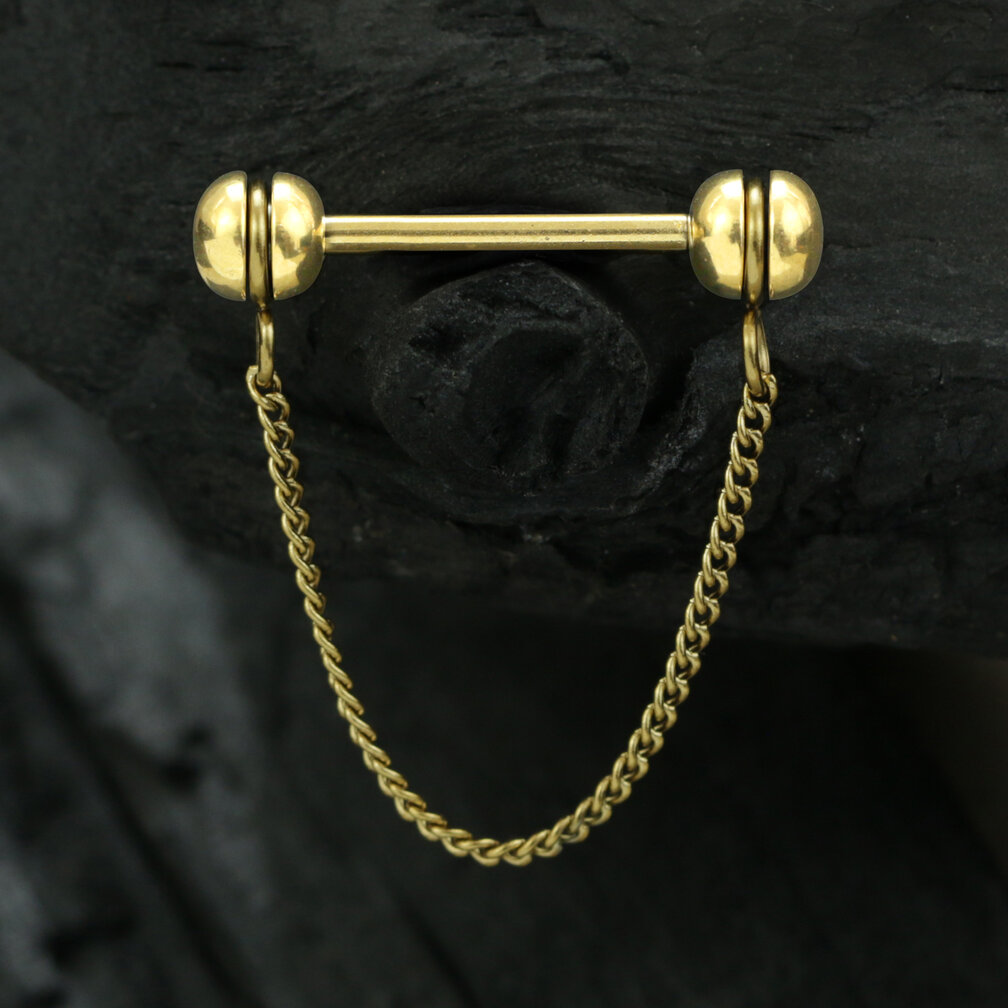 Nipple Barbell - Rotating Chain System