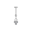 Betoverende Elegantie: De Verticale Helix Piercing met Cubic Zirconia Discs