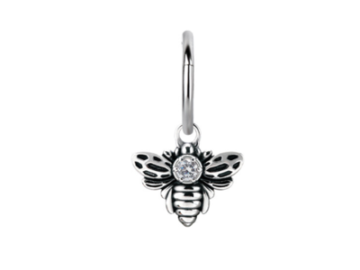Ashanger zichtbare as rond met zirkonia, zilver - Memorie Sieraden