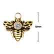 Segment Ring Charm - Bee with Zirconia