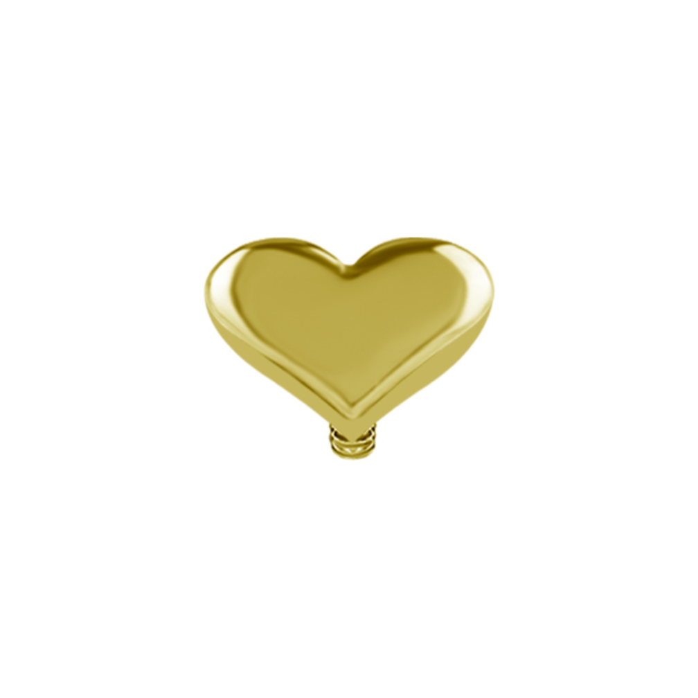 18 Karaat Schattige Hartje Oor Piercing