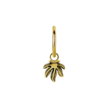 Segment Ring Charm - Weed Leaf