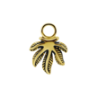 Segment Ring Charm - Weed Leaf