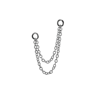 Piercings Works Surgical Steel Connecting Chain