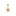 Elegant 18 Karat Gold Navel Piercing with Heart-Shaped Premium Zirconia