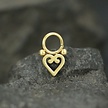 Open Ring Charm with Heart for Segment Ring