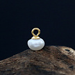 Elegant Golden Pearl Charm