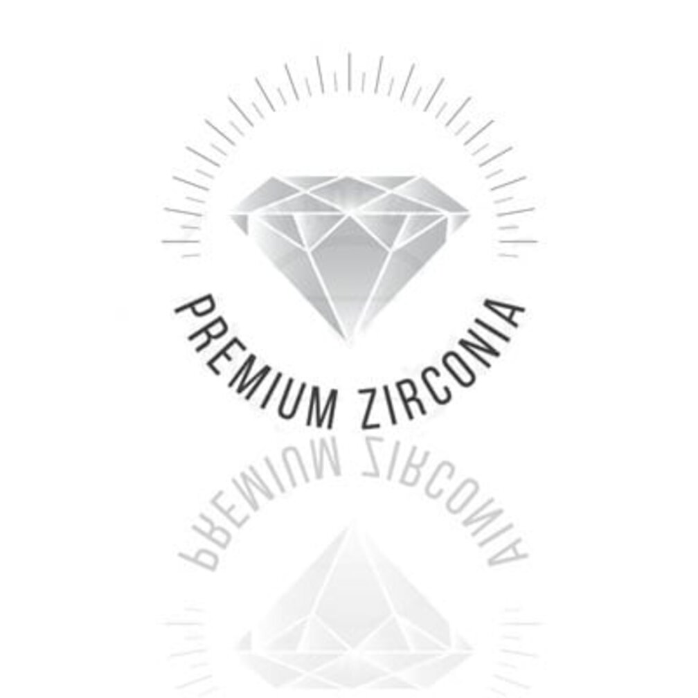 18 Karaat Gouden Bloem Oorpiercing met Premium Zirkonia Blaadjes