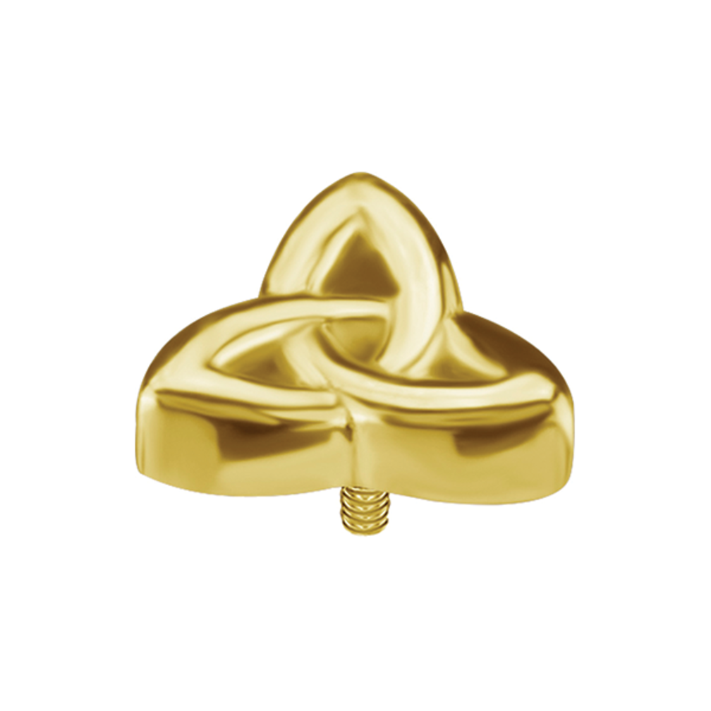 18 Karaat Goud Celtic Trinity Oor Piercing