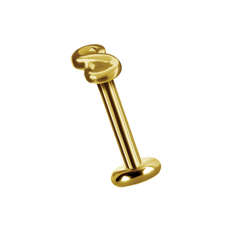 Piercings Works 18 Karat Gold Infinity Ear Piercing