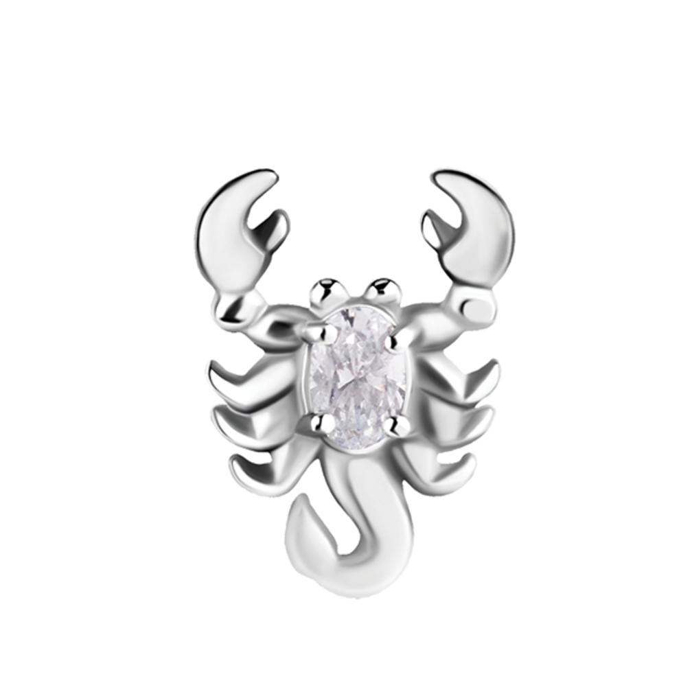Piercing Barbell -  Scorpion with Zirconia