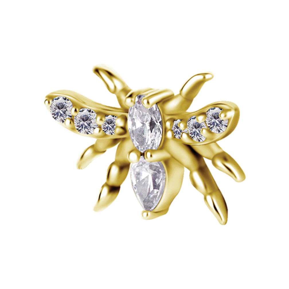 Oorpiercing - Bij met Premium Zirkonia