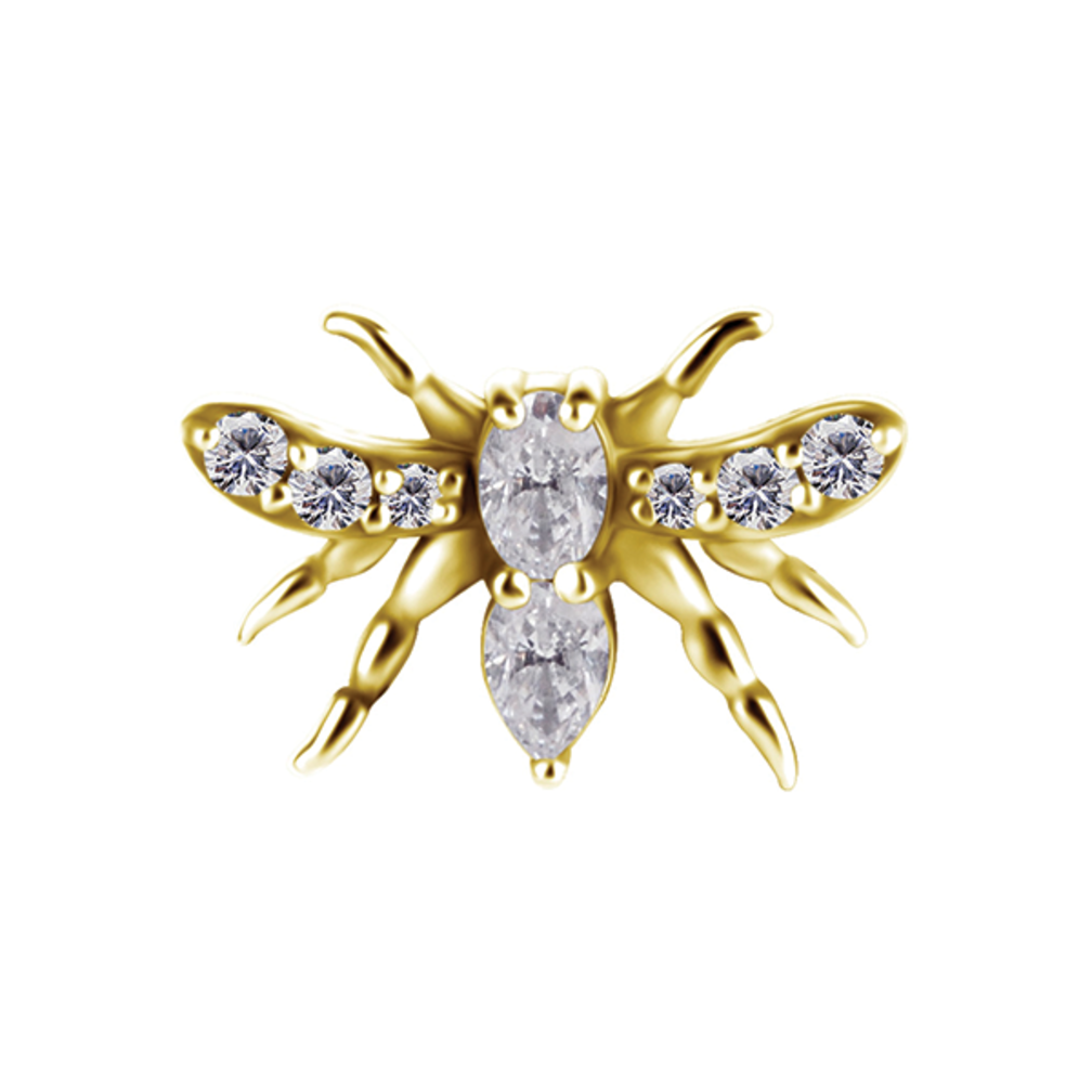 Oorpiercing - Bij met Premium Zirkonia