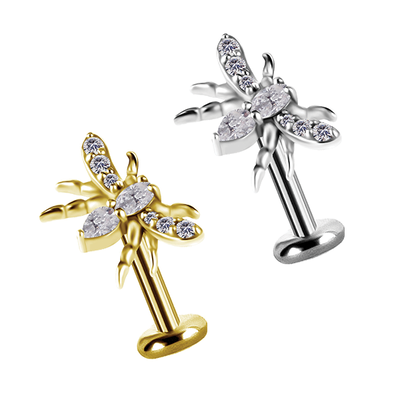 Ear Piercing Bee with Premium Zirkonia