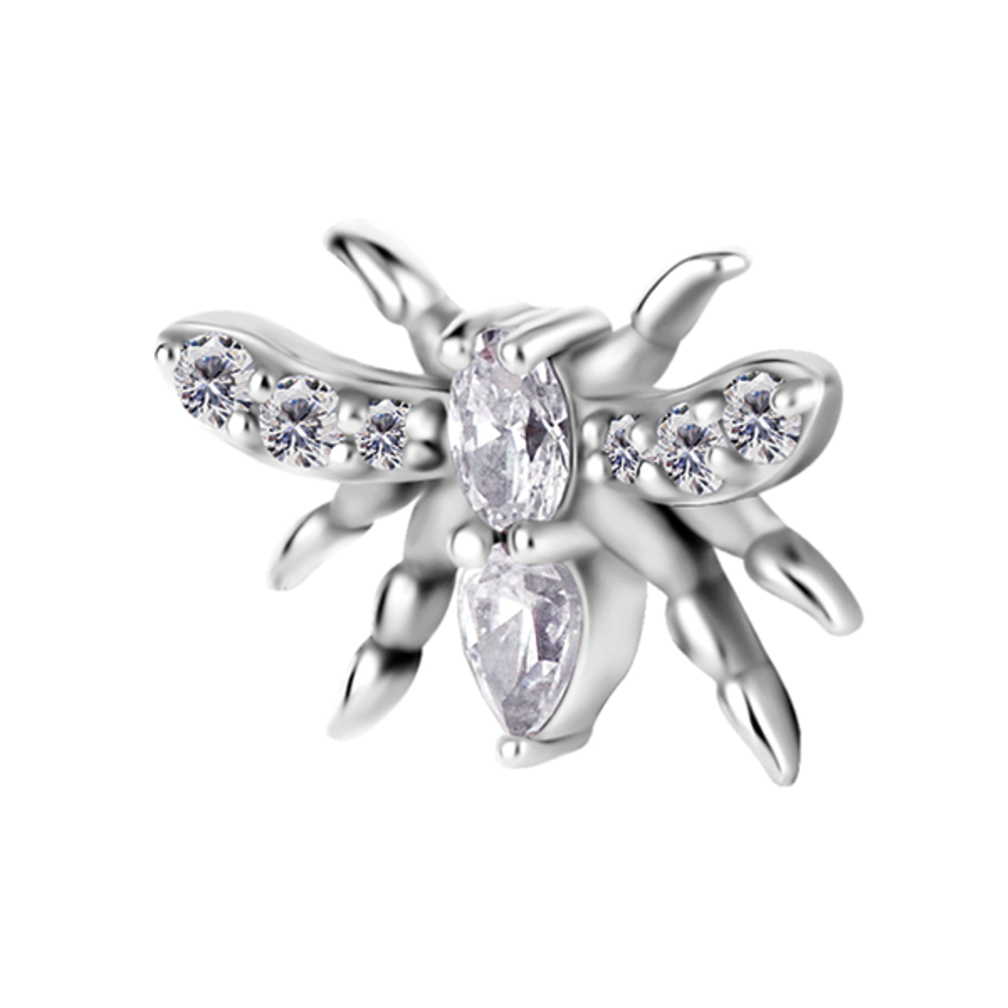 Oorpiercing - Bij met Premium Zirkonia