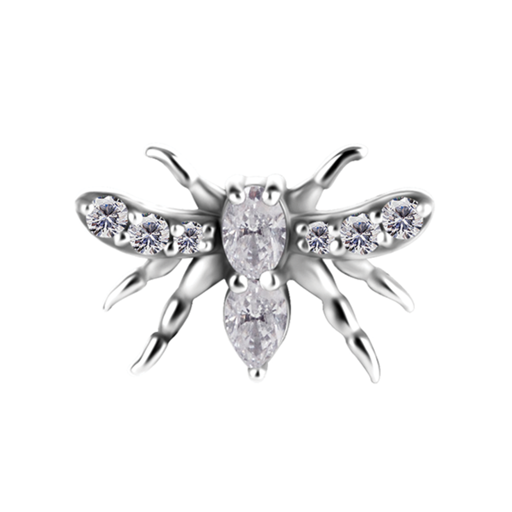 Oorpiercing - Bij met Premium Zirkonia