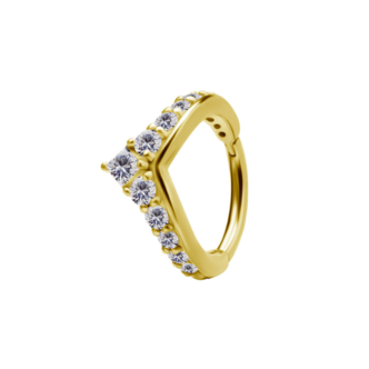 Piercings Works Helix Piercing Ring - Zirconia