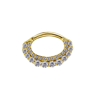 Piercings Works Septum/Daith Ring  - Premium Zirkonia