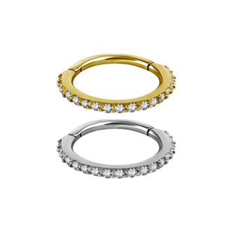 Piercings Works Chirurgisch Staal Neus Ring  - Premium Zirconia