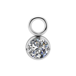 Piercings Works Segment Ring Charm - Premium Zirconia