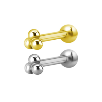 Piercings Works Titanium Barbell - Trinity