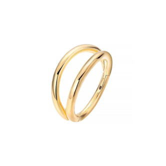 Piercings Works Nose Ring Piercing - Stylish Double Hoop Ring in 4 Sizes