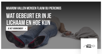 Waarom vallen mensen flauw bij piercings en tatoeages? Wat gebeurt er in je lichaam – en hoe kun je het voorkomen?