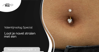 Valentijnsdag Special: Laat je navel stralen met een hartvormige piercing! ❤️