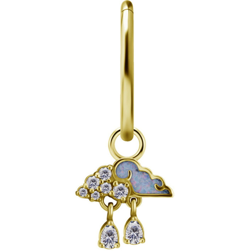 Segment Ring Hanger - Dromerig Wolk & Regendruppels