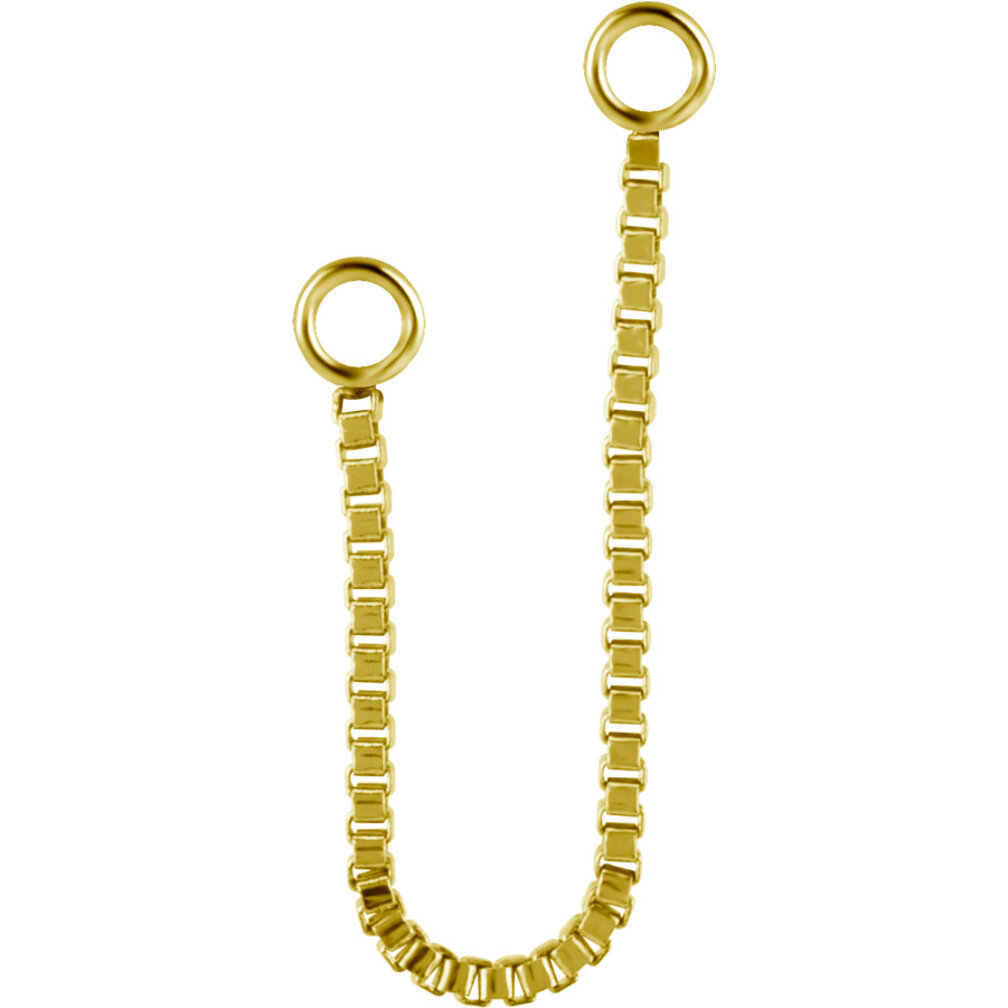 Verbindingsketting voor Piercingringen – Subtiel & Elegant