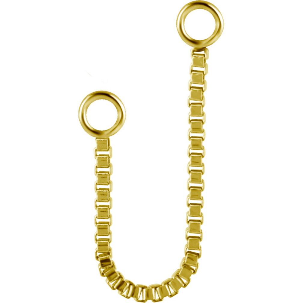 Verbindingsketting voor Piercingringen – Subtiel & Elegant