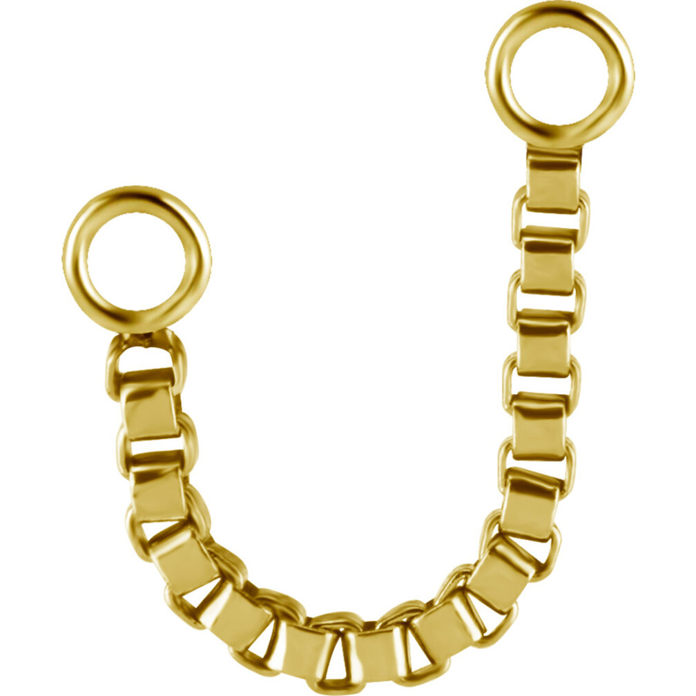 Verbindingsketting voor Piercingringen – Subtiel & Elegant