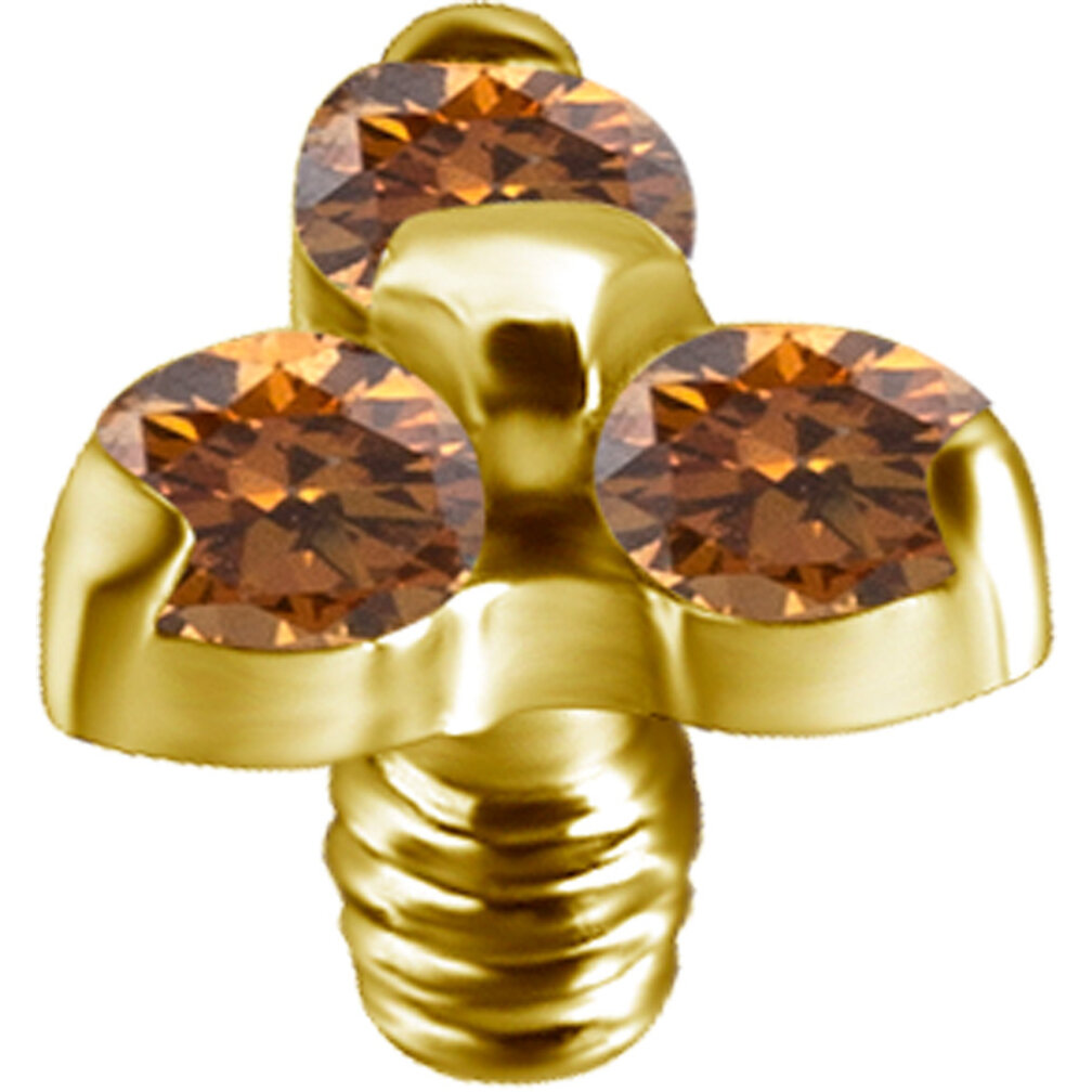 Trinity Flower Piercing Attachment Set –  in 3 Sizes