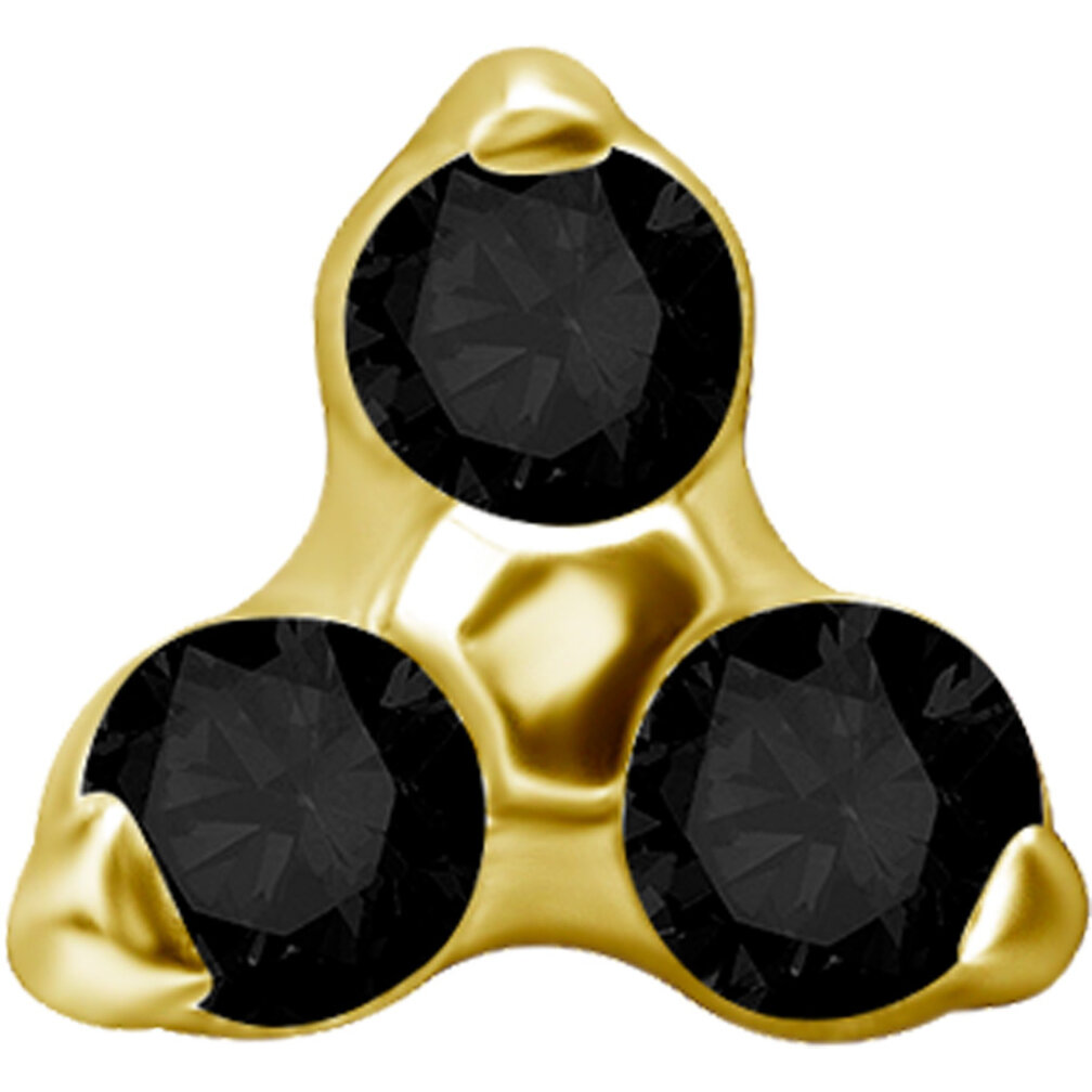 Trinity Flower Piercing Attachment Set –  in 3 Sizes