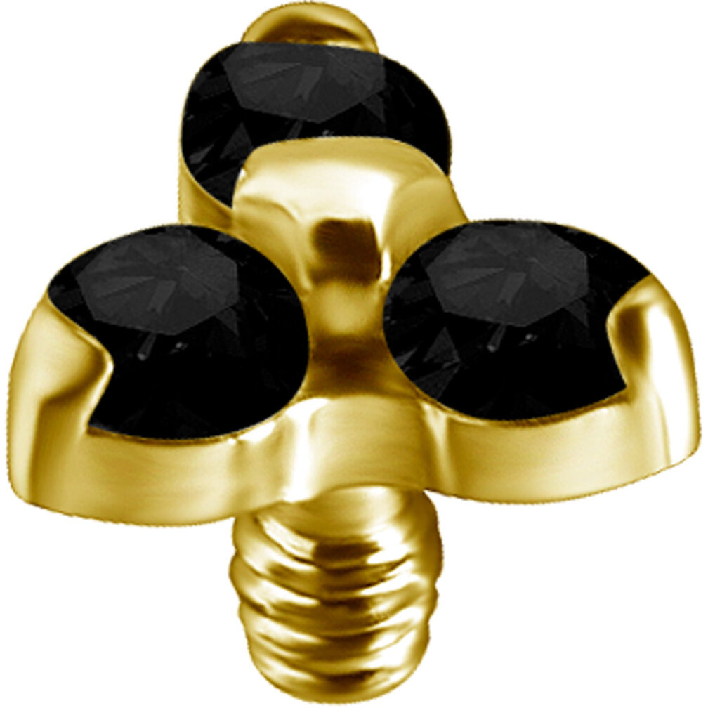 Trinity Flower Piercing Attachment Set –  in 3 Sizes